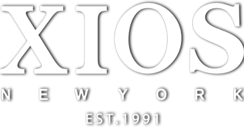 Logo of XIOS New York clothing store.